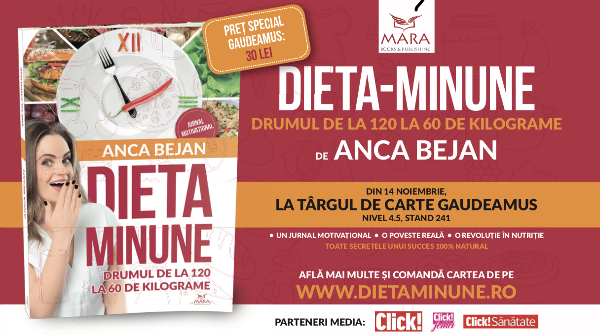 Cartea Dieta minune – Anca Bejan (download, pret, reducere)
